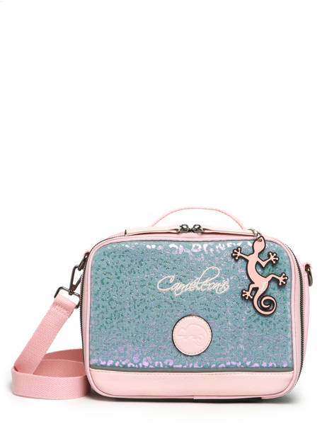 Lunchtas Cameleon Blauw vintage fantasy BL24 ander zicht 5